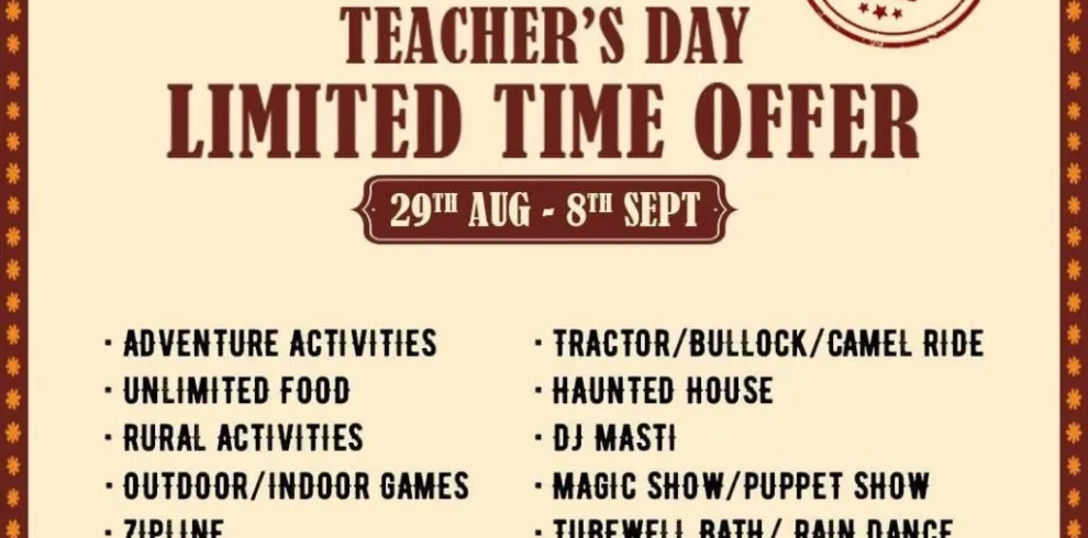 Lohagarh Farms Teachers Day Outing