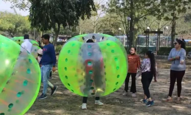 Body Zorbing eod school trip