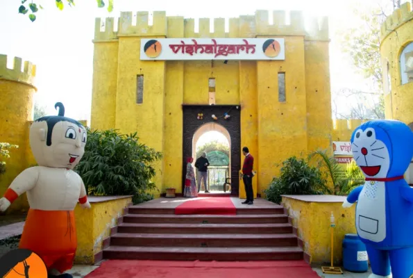 Vishalgarh Farms entry gate